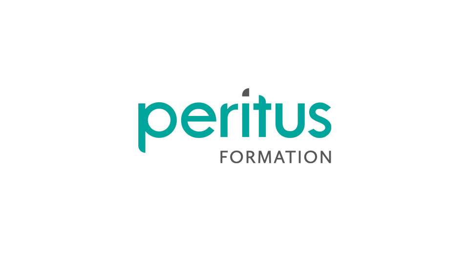 le nouveau logo créé pour Peritus Formation